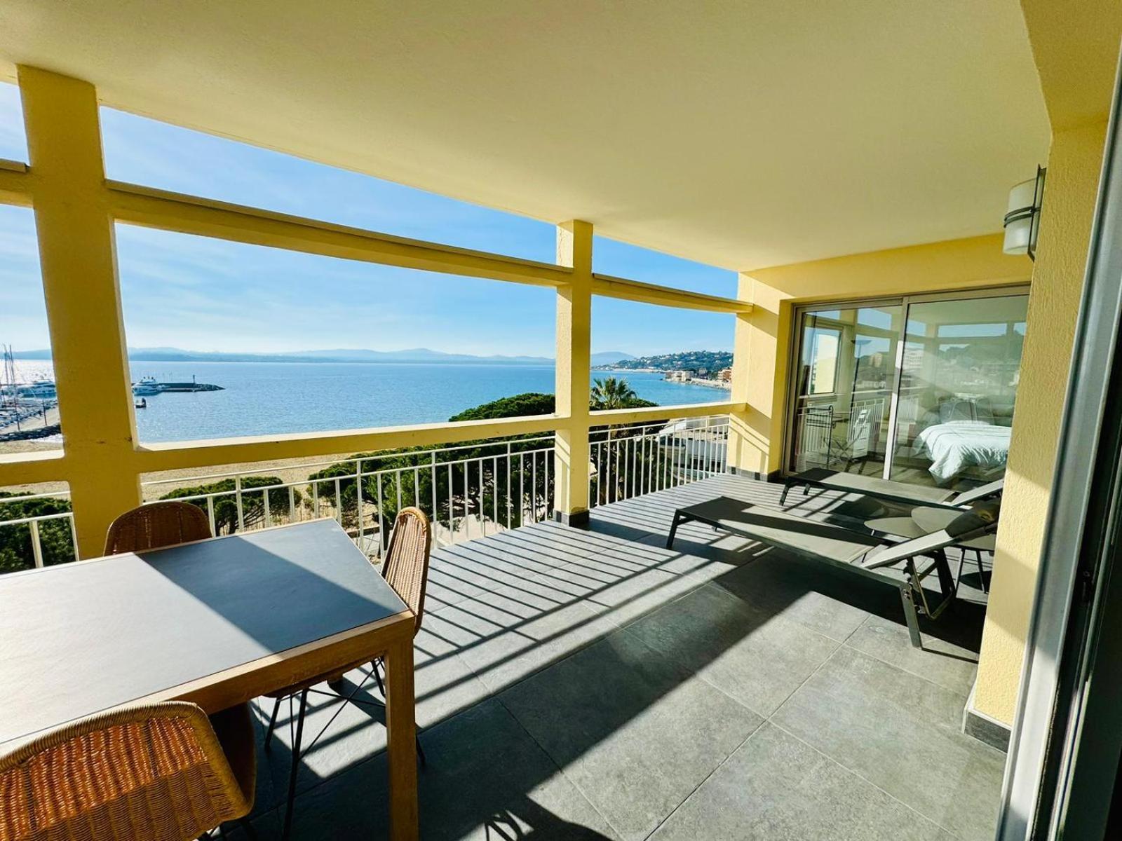Grand Appartement - Central Beach - Residence De La Rose Sainte-Maxime Eksteriør bilde